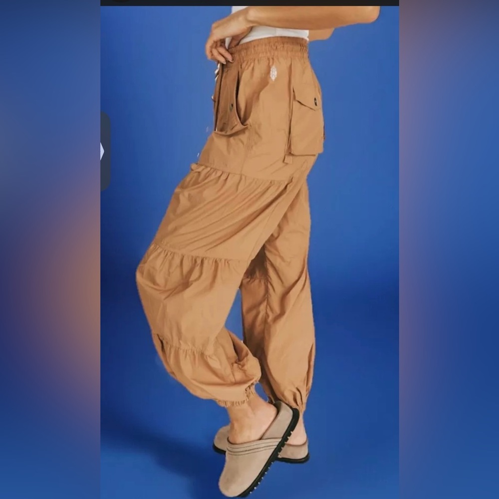Free People Cargo Set Me Free Pants FP Ginger Womens size Medium NWT